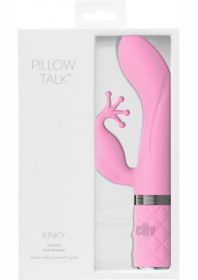 Pillow Talk Kinky Clitoral W/ Swarovski Crystal (Color: Pink)