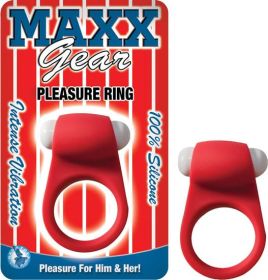 Maxx Gear Stimulation Ring Red (Option: Vibrating)