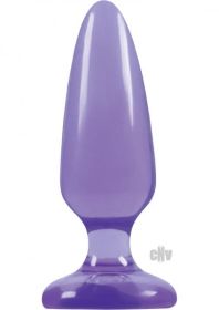 Jelly Rancher Pleasure Plug (Color: purple, size: medium)