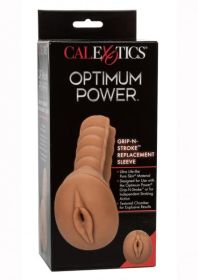 Optimum Power Grip N Stroke Sleeve (Color: Brown)