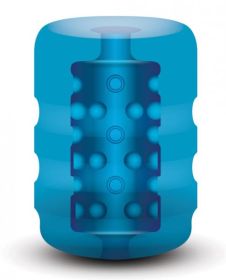 Zolo Backdoor Stroker Blue (Option: Beaded Texture)