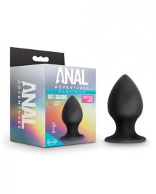 Blush Anal Adventures Platinum Silicone Anal Stout Plug (size: large)