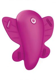 Love Distance Reach App- Controlled Wearable Vibe (Color: Rose)