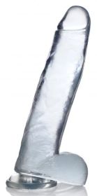 Jock C-thru Dildo (size: 11 Inch)