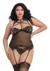 Bustier & G-String Panty Black O/S