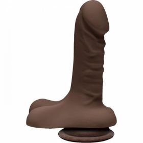 The D Super D Dildo with Balls (size: 6 Inches)