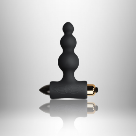 Petite Sensations Black Butt Plug (Option: Bubbles)