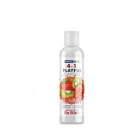 Swiss Navy 4 In 1 Playful Flavors Strawberry Kiwi Pleasure (size: 1 Oz)