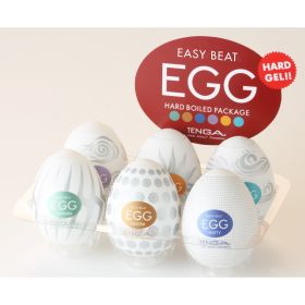 Easy Beat Egg Masturbator Six Pack (Option: Hard Boiled)