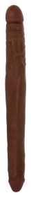 JOCK 16 Inch Tapered Double Dong (Color: Brown, Option: Tapered, size: 16 Inch)