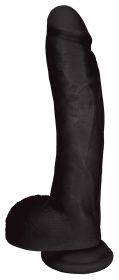 JOCK 10 Inch Dong (Color: black, Option: With Balls)