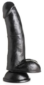 JOCK 8 Inch Dong (Color: black, Option: With Balls)
