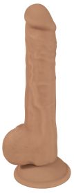 Silexpan Hypoallergenic Silicone Dildo with Balls (Color: Light)